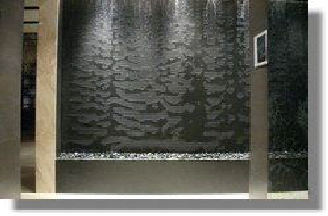 信義區頂級豪宅室內水雕水牆